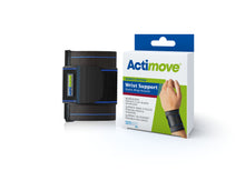 Load image into Gallery viewer, Actimove Sports Edition Wrist Support Elastic Wrap Around, Black, Universal Size