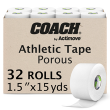 Load image into Gallery viewer, COACH by Actimove Athletic Tape Speedpack, 1.5 in x 15 yd, 32 Rolls