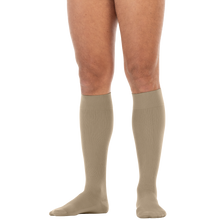 Load image into Gallery viewer, JOBST forMen Compression Socks 30-40 mmHg Knee High, with SoftFit Band, Closed Toe, Black, Small