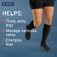 Load image into Gallery viewer, Jobst Activa Athletic 8-15 Mmhg Compression Socks Knee Closed Toe