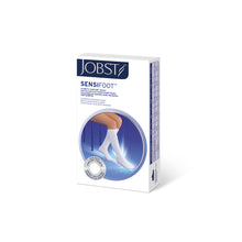 Load image into Gallery viewer, JOBST SensiFoot Diabetic Compression Socks 8-15 mmHg Mini-Crew Closed Toe, White, X-Large