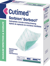 Load image into Gallery viewer, Cutimed Sorbion Sorbact Microbe-Binding Super-Absorbent Dressings Box Of 10