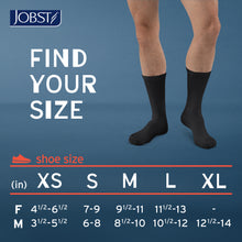 Load image into Gallery viewer, JOBST SensiFoot Diabetic Compression Socks 8-15 mmHg Crew, Closed Toe, White, X-Large