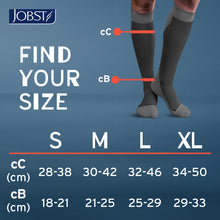 Load image into Gallery viewer, Jobst Sport Compression Socks 20-30 Mmhg Knee Closed Toe