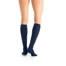 Load image into Gallery viewer, JOBST UltraSheer Compression Stockings 15-20 mmHg Knee High, Closed Toe, Midnight Navy, X-Large