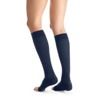 Load image into Gallery viewer, Jobst Maternity Opaque Compression Stockings 20-30 Mmhg Knee Open Toe