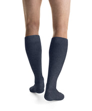 Load image into Gallery viewer, JOBST ActiveWear Compression Socks 30-40 mmHg, Knee High, Closed Toe, Denim Blue, X-Large