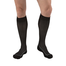 Load image into Gallery viewer, JOBST Sport Compression Socks 20-30 mmHg Knee High, Closed Toe, Cool Black/Black, X-Large