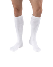 Load image into Gallery viewer, JOBST SensiFoot Diabetic Compression Socks 8-15 mmHg Knee High, Closed Toe, White, X-Large