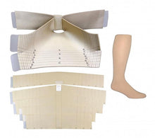 Load image into Gallery viewer, JOBST FarrowWrap Lite TTF AD Compression Wraps 20-30 mmHg Leg, Foot and Sock Kit, Tan, Medium