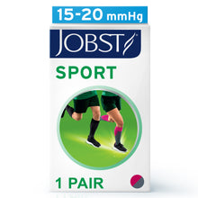 Load image into Gallery viewer, Jobst Sport Compression Socks 15-20 Mmhg Knee Closed Toe