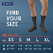 Load image into Gallery viewer, JOBST SensiFoot Diabetic Compression Socks 8-15 mmHg Crew, Closed Toe, White, X-Large