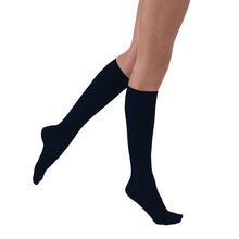 Load image into Gallery viewer, JOBST UltraSheer Compression Stockings 15-20 mmHg Knee High, Closed Toe, Midnight Navy, X-Large