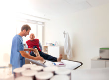 Load image into Gallery viewer, JOBST UlcerCARE 2-Part Compression System with Liners 40+ mmHg Knee High, Open Toe, Left Zipper, Beige, 4X-Large
