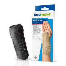 Load image into Gallery viewer, Actimove Professional Line Wrist Brace Suede Finish, Lace-Closure, Left Hand, Black, X-Large
