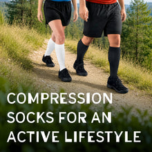 Load image into Gallery viewer, JOBST ActiveWear Compression Socks 20-30 mmHg, Knee High, Closed Toe, Grey, X-Large