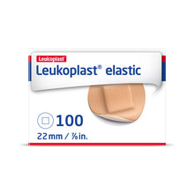 Load image into Gallery viewer, Leukoplast Elastic Fabric Adhesive Bandages, Round Spot, .875 in. Round, Box of 100