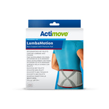 Load image into Gallery viewer, Actimove Professional Line LumbaMotion Back Support with Pressure Pad, Charcoal, X-Large