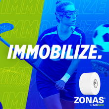 Load image into Gallery viewer, ZONAS by Actimove Athletic Tape, 1 in x 10 yd, Bulk Pack - 144 Rolls