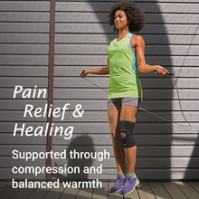 Load image into Gallery viewer, Actimove Sports Edition Knee Support Open Patella Adjustable, Black, Universal Plus