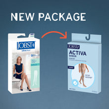 Load image into Gallery viewer, Jobst Activa Sheer 8-15 Mmhg Compression Socks Waist Closed Toe