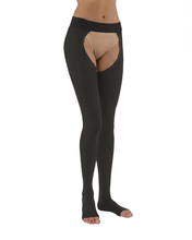 Load image into Gallery viewer, JOBST Relief Compression Stockings 30-40 mmHg Chap, Double, Open Toe, Black, X-Large