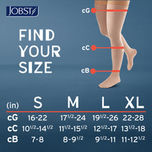 Load image into Gallery viewer, Jobst Activa Opaque 20-30 Mmhg Compression Socks Thigh Closed Toe