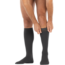 Load image into Gallery viewer, JOBST forMen Compression Socks 30-40 mmHg Knee High, with SoftFit Band, Closed Toe, Anthracite, Small