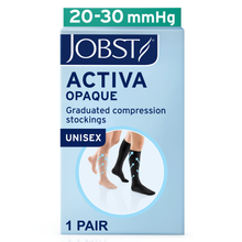Load image into Gallery viewer, JOBST ACTIVA Opaque 20-30 mmHg Compression Socks Knee High, Closed Toe, Sun Bronze, X-Large