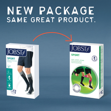 Load image into Gallery viewer, Jobst Sport Compression Socks 20-30 Mmhg Knee Closed Toe