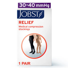 Load image into Gallery viewer, Jobst Relief Compression Stockings 30-40 Mmhg Waist Closed Toe