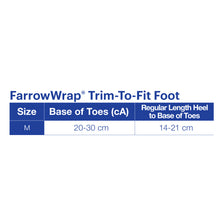Load image into Gallery viewer, JOBST FarrowWrap Lite TTF Compression Wraps 20-30 mmHg Footpiece Tan, Medium