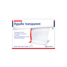 Load image into Gallery viewer, Leukoplast Hypafix Transparent Wide-Area Fixation, 4 in. × 11 yd. (10 cm × 10 m), 1 Roll