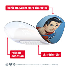 Load image into Gallery viewer, Leukoplast Kids Hero Edition, Superman First Aid Dressings, Assorted Sizes, Box of 12