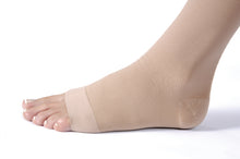 Load image into Gallery viewer, JOBST Relief Compression Stockings 15-20 mmHg Knee High, Open Toe, Beige, Petite Large Full Calf
