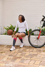 Load image into Gallery viewer, Jobst Sport Compression Socks 15-20 Mmhg Knee Closed Toe