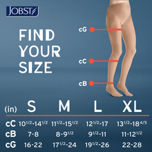 Load image into Gallery viewer, JOBST ACTIVA Sheer 20-30 mmHg Compression Stockings Waist High, Closed Toe, Sun Bronze, X-Large