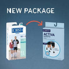 Load image into Gallery viewer, Jobst Activa Athletic 8-15 Mmhg Compression Socks Knee Closed Toe