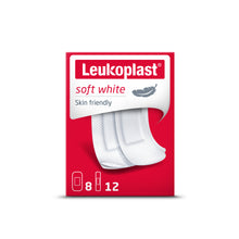 Load image into Gallery viewer, Leukoplast Soft White First Aid Bandage, Assorted Sizes, Box of 20