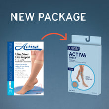 Load image into Gallery viewer, Jobst Activa Sheer 20-30 Mmhg Compression Socks Knee Closed Toe