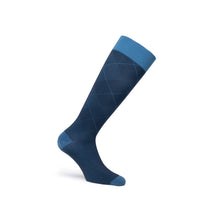 Load image into Gallery viewer, JOBST Style Soft Fit Compression Socks 20-30 mmHg, Knee High, Closed Toe, Argyle Pink, X-Large