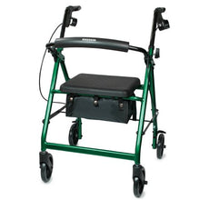 Load image into Gallery viewer, 4 Wheel Rollator McKesson Folding Aluminum Frame (Black/Blue/Green/Red/Silver)