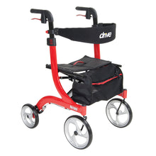 Load image into Gallery viewer, 4 Wheel Rollator drive™ Nitro Adjustable Height Aluminum Frame ( Black,Red,White)