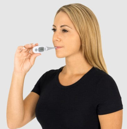 Vive Precision Smart Oral Thermometer - FSA/HSA Approved Medical Grade Body  Temperature Reader for Adults, Babies - Digital Fever Monitor with App for