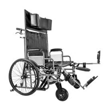 Load image into Gallery viewer, Dynarex Bariatric Reclining Wheelchair 28" x 20" Weight Capacity 750 lb.