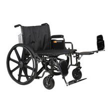 Load image into Gallery viewer, Bariatric HD Wheelchair with Elevating Leg Rest – 32" × 20" Weight capacity 700 lb.