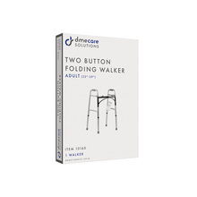 Load image into Gallery viewer, Adult Two Button Folding Walker
