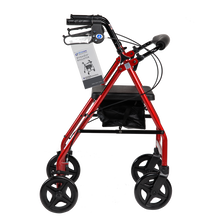 Load image into Gallery viewer, DynaGo Quad 8 - Aluminum Rollator w/ 7.5" Wheels
