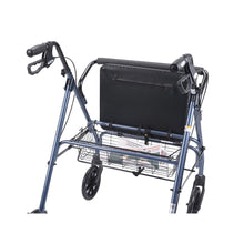 Load image into Gallery viewer, Go-Lite Bariatric Steel Rollator, Blue
