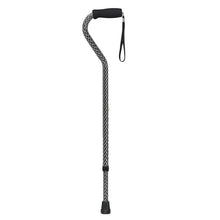 Load image into Gallery viewer, Offset Handle Cane Black Wave
